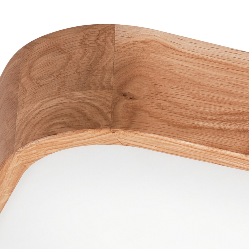 Taklampa OAK SQUARE 4xE27/15W/230V 45x45 cm ek