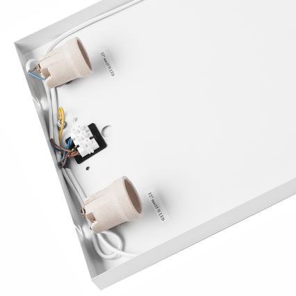 Taklampa OAK SQUARE 4xE27/15W/230V 45x45 cm ek