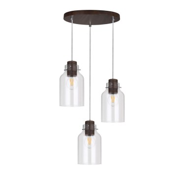 Taklampa på kabel ALESSANDRO 3xE27/60W/230V bok