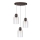 Taklampa på kabel ALESSANDRO 3xE27/60W/230V bok