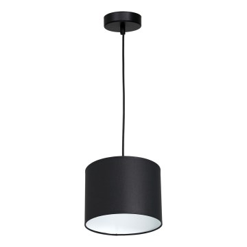 Taklampa på kabel ARDEN 1xE27/60W/230V Ø 18 cm svart/vit