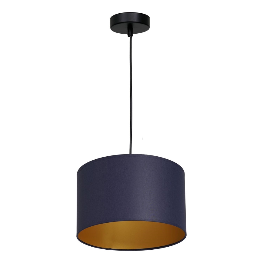 Taklampa på kabel ARDEN 1xE27/60W/230V Ø 25 cm lila/guld