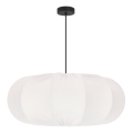 Taklampa på kabel CAFEE 1xE27/40W/230V med en diameter på 52 cm vit