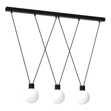 Taklampa på kabel CAPRI 3xG9/7W/230V