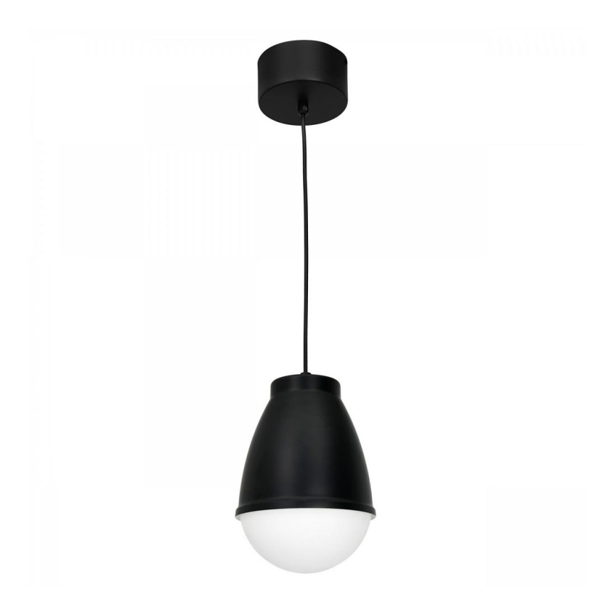 Taklampa på kabel CARYON 1xE14/60W/230V svart