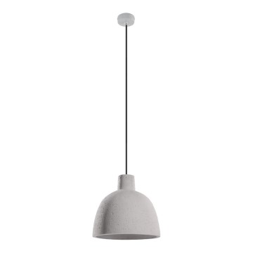Taklampa på kabel DAMASO 1xE27/60W/230V betong