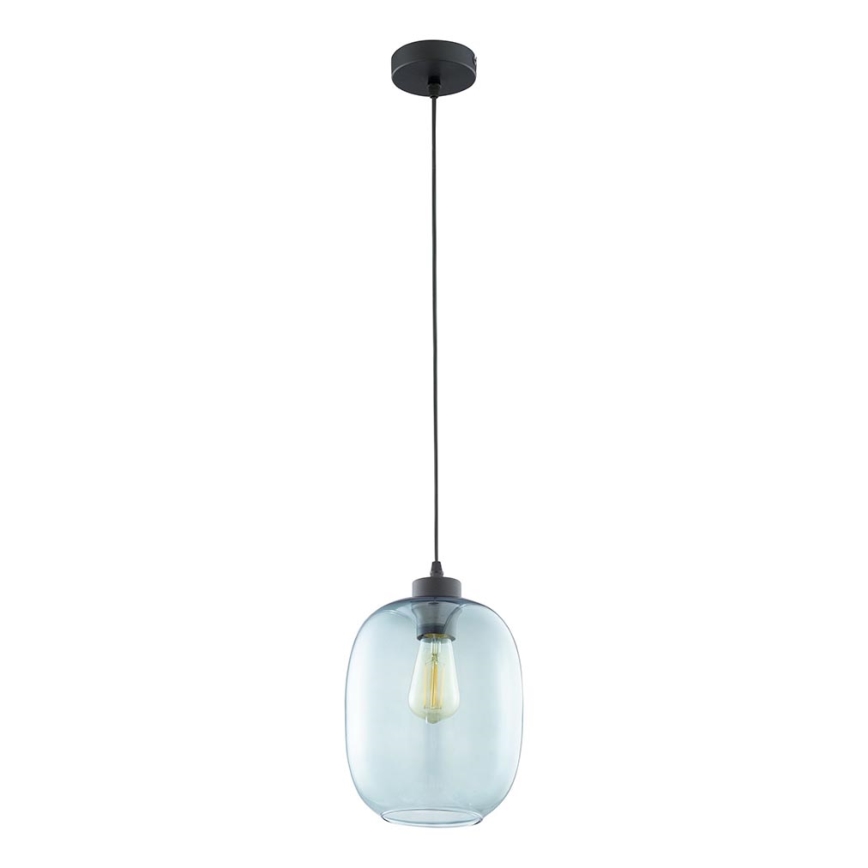 Taklampa på kabel ELIO 1xE27/15W/230V blå