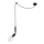 Taklampa på kabel INA 1xE27/42W/230V svart