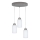 Taklampa på kabel KARLA 3xE27/60W/230V betong
