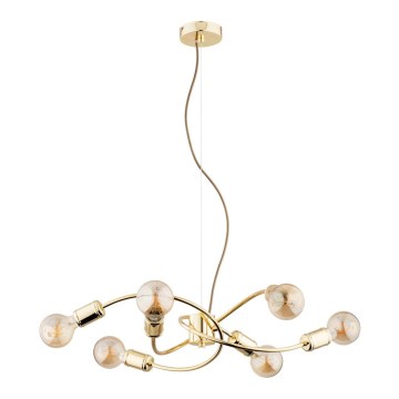 Taklampa på kabel KARUZO 6xE27/60W/230V