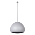 Taklampa på kabel LAVA 1xE27/15W/230V grå/svart
