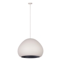 Taklampa på kabel LAVA 1xE27/15W/230V krämvit/svart