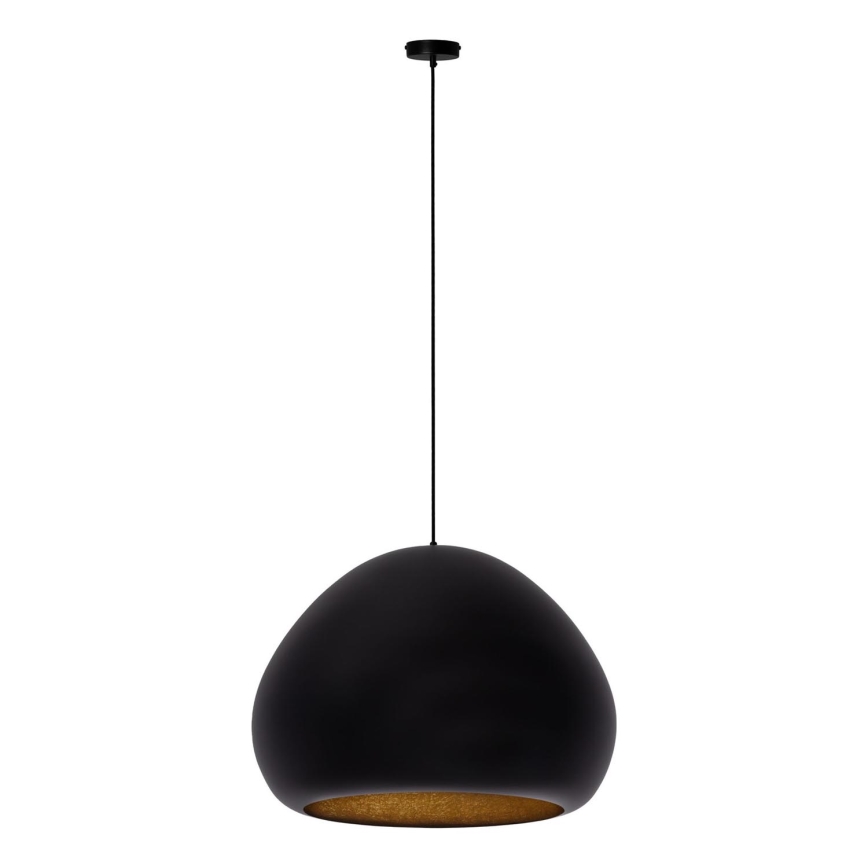 Taklampa på kabel LAVA 1xE27/15W/230V svart/guld