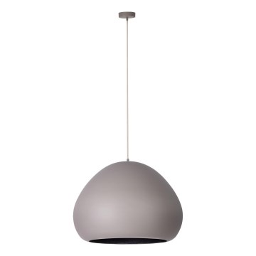 Taklampa på kabel LAVA 1xE27/15W/230V taupe/svart