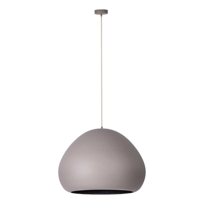 Taklampa på kabel LAVA 1xE27/15W/230V taupe/svart