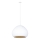 Taklampa på kabel LAVA 1xE27/15W/230V vit/guld