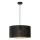 Taklampa på kabel LOFT SHADE 1xE27/60W/230V Ø 40 cm svart/guld