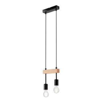 Taklampa på kabel ORAZIO 2xE27/60W/230V bok