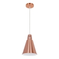 Taklampa på kabel SHADE 1xE27/15W/230V koppar