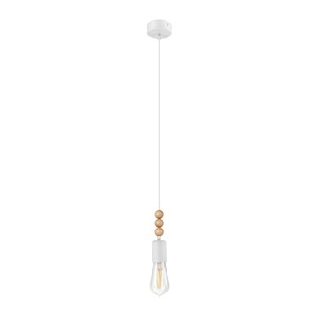 Taklampa på kabel SIMON 1xE27/60W/230V bok