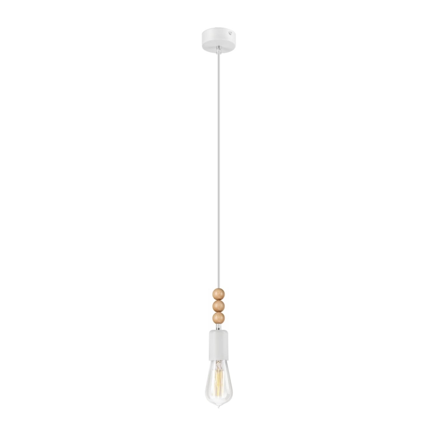 Taklampa på kabel SIMON 1xE27/60W/230V bok