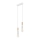 Taklampa på kabel SIMON 2xE27/60W/230V vit/bok
