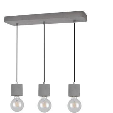 Taklampa på kabel STRONG 3xE27/60W/230V betong