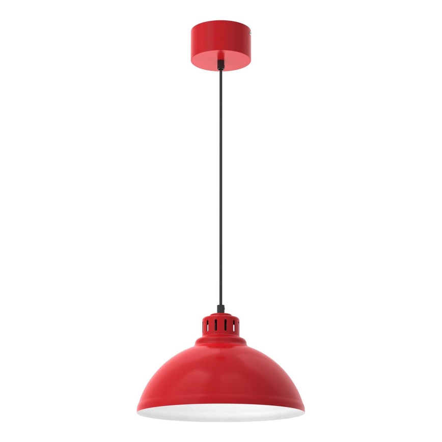 Taklampa på kabel SVEN 1xE27/15W/230V röd