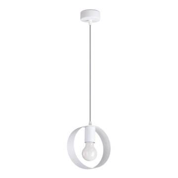 Taklampa på kabel TITRAN 1xE27/60W/230V vit