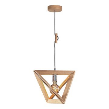 Taklampa på kabel TRIGONON 1xE27/60W/230V matt ek
