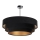 Taklampa på kabel TRINITI 1xE27/60W/230V svart/guld