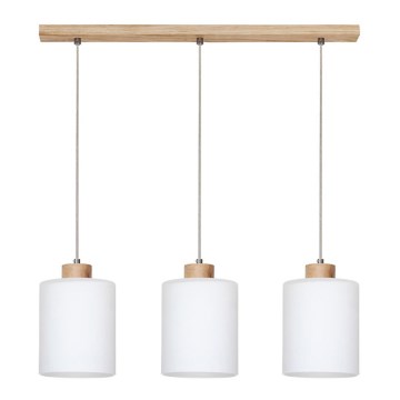 Taklampa på kabel ZEFIR 3xE27/60W/230V ek