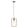 Taklampa på sladd OSTOR 1xE27/40W/230V beige/svart