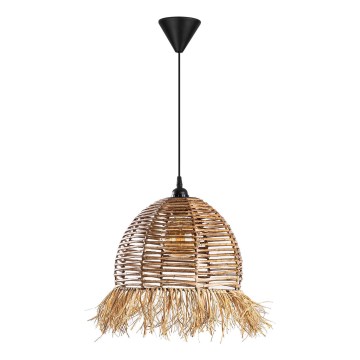 Taklampa på sladd RUYO 1xE27/40W/230V brun