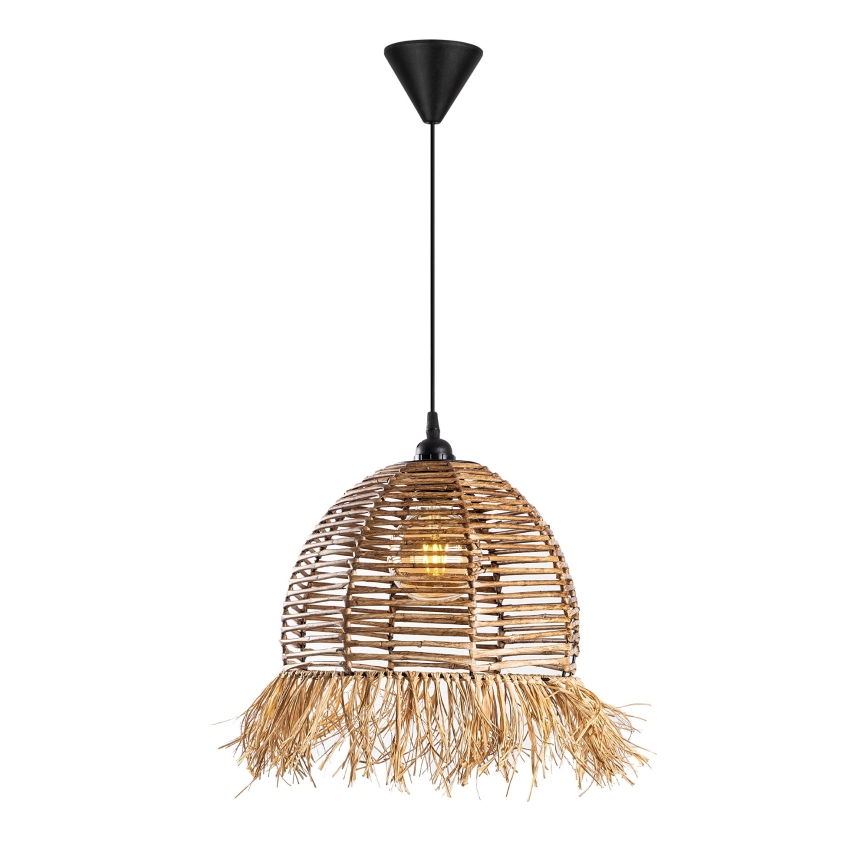Taklampa på sladd RUYO 1xE27/40W/230V brun