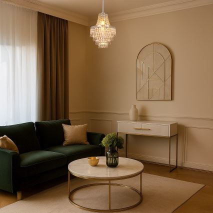 Taklampa på stång GEMMA 1xE27/60W/230V