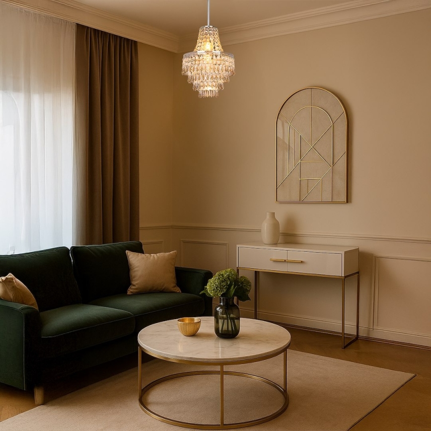 Taklampa på stång GEMMA 1xE27/60W/230V