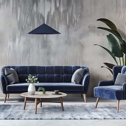 Taklampa på vajer CAPITAL 1xGX53/15W/230V Ø 60 cm blå