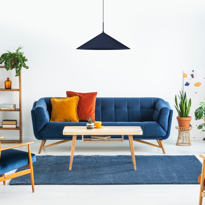 Taklampa på vajer CAPITAL 1xGX53/15W/230V Ø 60 cm blå