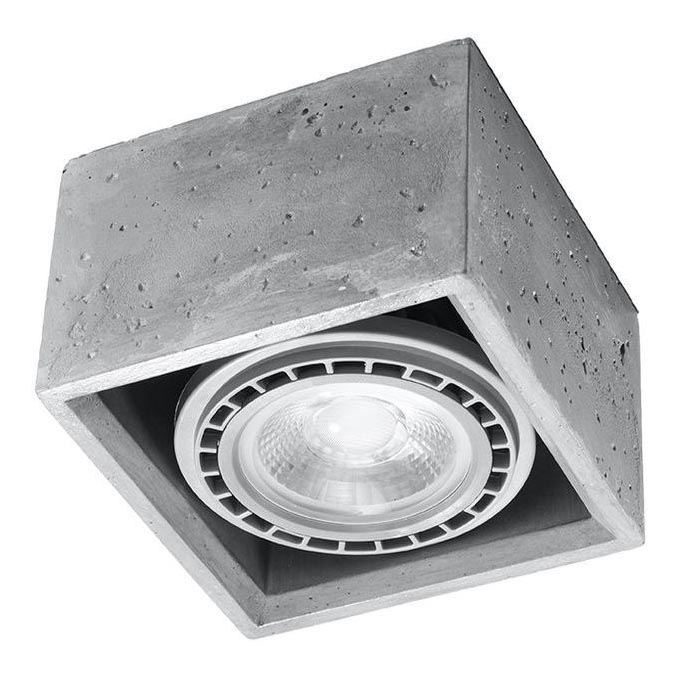 Taklampa QUATRO AR111 1xGU10/40W/230V betong