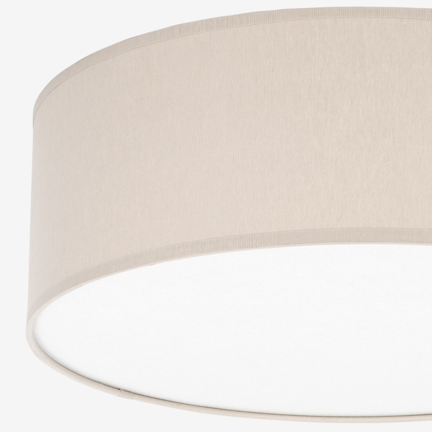 Taklampa  RONDO 4xE27/15W/230V d. 45 cm beige
