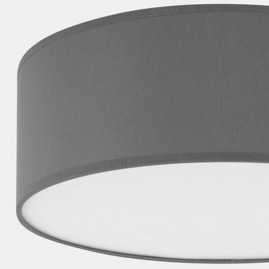Taklampa  RONDO 4xE27/15W/230V d. 45 cm grå