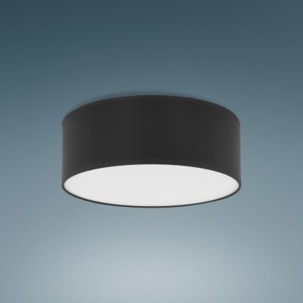 Taklampa  RONDO 4xE27/15W/230V d. 45 cm svart 