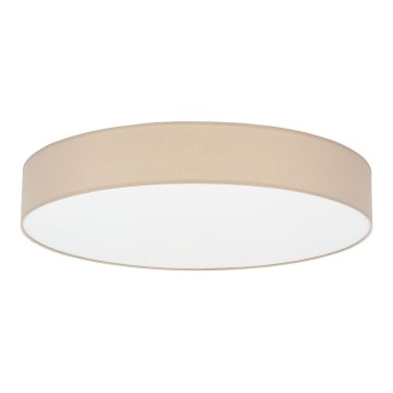 Taklampa  RONDO 4xE27/15W/230V d. 61 cm beige