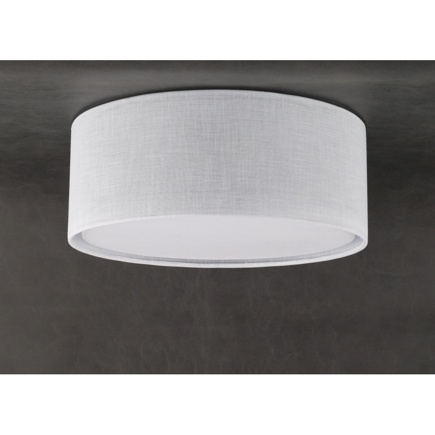 Taklampa RONDO 4xE27/15W/230V diameter 45 cm vit