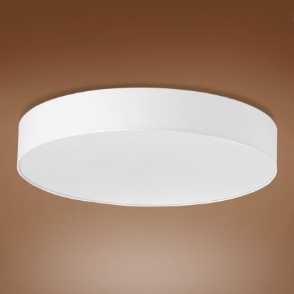 Taklampa  RONDO 6xE27/15W/230V d. 80 cm vit