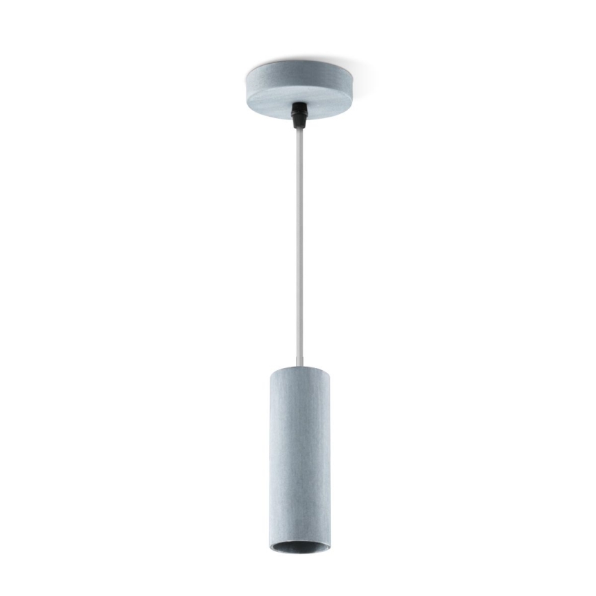 Taklampa på kabel SAGA 1xE27/40W/230V grå