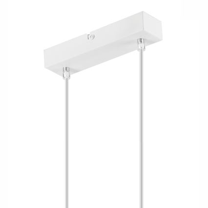 Taklampa på kabel SIMON 2xE27/60W/230V vit/bok