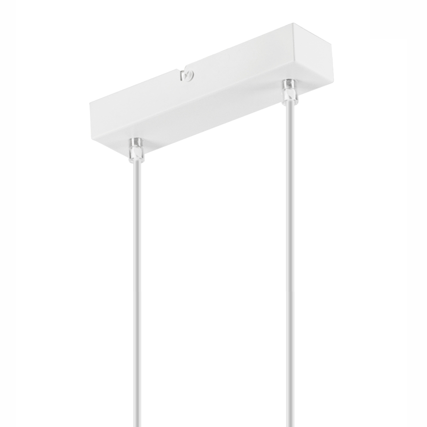 Taklampa på kabel SIMON 2xE27/60W/230V vit/bok