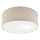 Taklampa SIRJA 1xE27/15W/230V Ø 35 cm beige